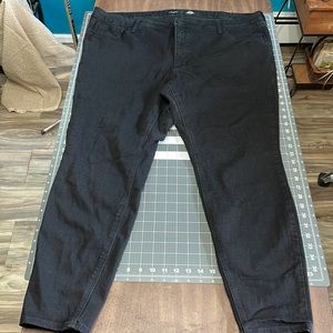 High rise black jeans